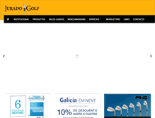 Tablet Screenshot of juradogolf.com